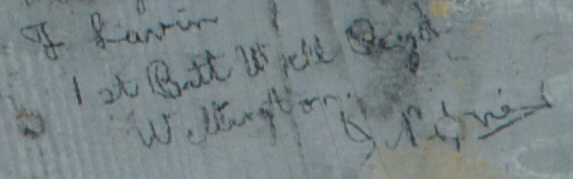 J. Lavin 1st Batt Well Regt, Wellington