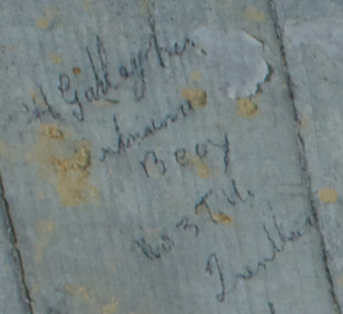 ?.H. Gallaher ???..B Coy No3 TU Trentham