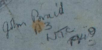 John Braid B3 WTC  1949