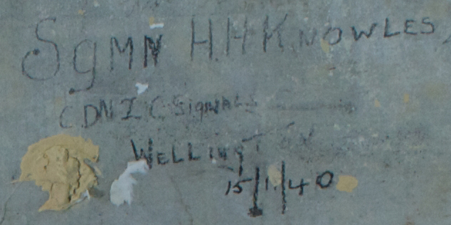 SGMN HH Knowles CDNZC Signals  15/1/40