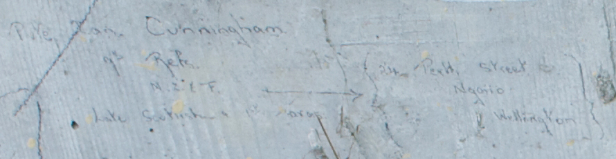 Pte ?an Cunningham NZEF NZEF Late September of ????