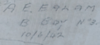 A.E. EALAM B Coy No.3  10.6.42