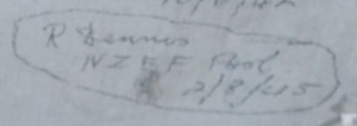 R. ?ennes NZEF  2.8.45