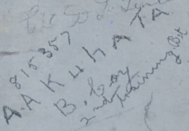 A.A. KuhaTa 815357 B Coy