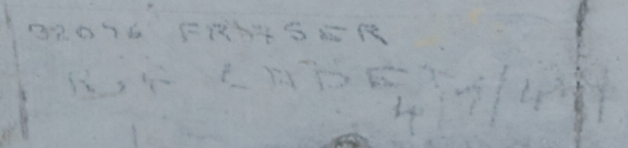 FRASER 32076 ?? CADET  4.7.4?