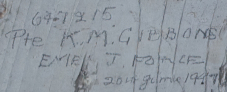 Pte K.M. GIBBONS 647915 EME J FORCE  20th June 1947