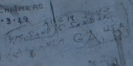 P.F.C SAND SANDERS   Aug 18 1943