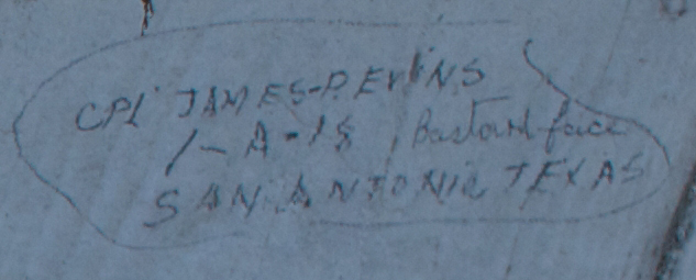 Cpl James P. Evins 1-A-18