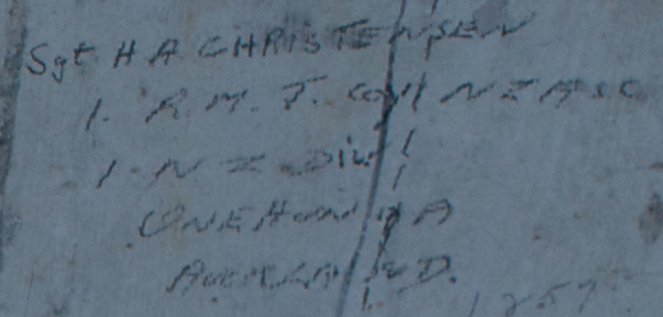 Sgt H.A. CHRISTENSEN 1 RM T. Coy NZASC 1 NZ DIV