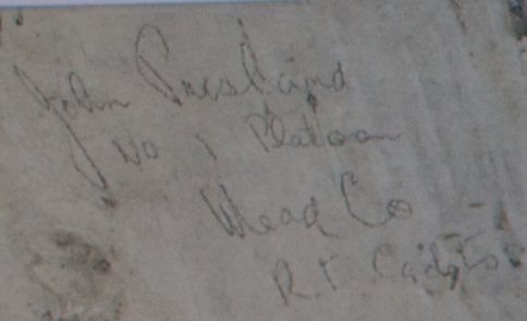 John Pacaland No.1 Platoon, Wead Co. RT Cadest