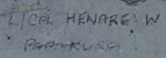 L/Cpl W. HENARE