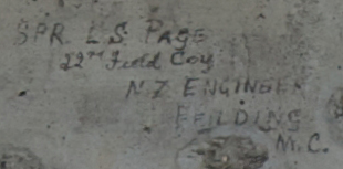 SPR L.S. PAGE 22nd Field Coy, N.Z ENGINERS