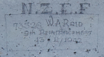 W.A. REID 73526 9th REINFORCEMENT NZEF 13/11/1942