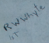 R.W. Whyte 1st
