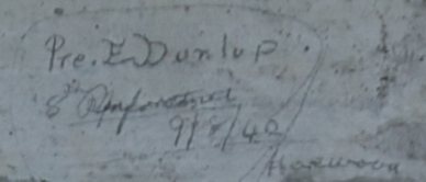 Pve E. Dunlop 8th Reinforcements  9/8/.42