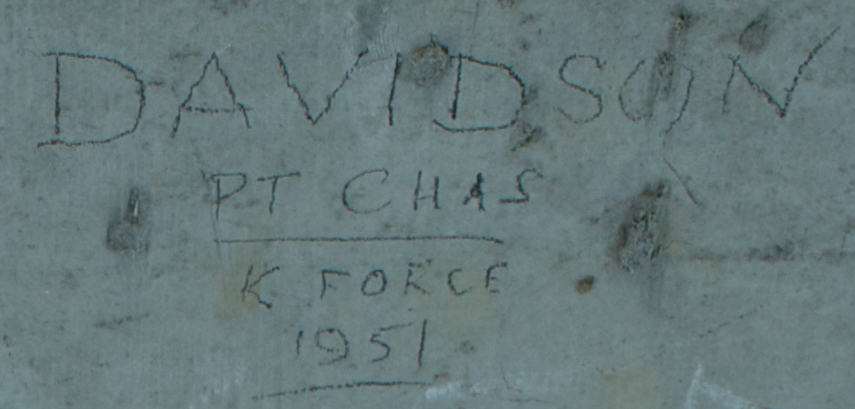 Pt CHAS DAVIDSON K Force  1951