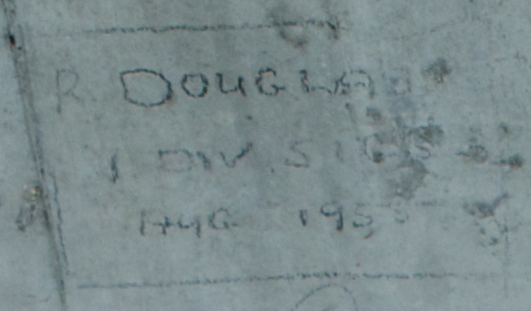 R. DOUGLAS 1 DIV SIGS  Aug. 1955