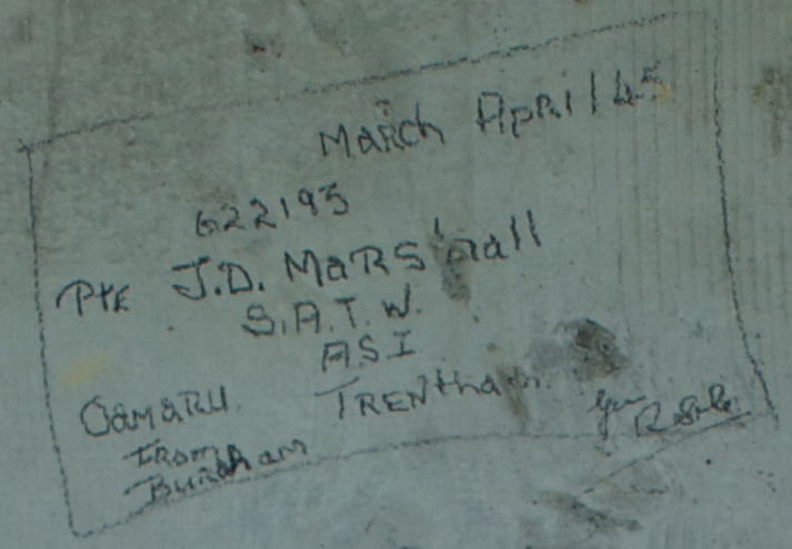 Pte J.D. MaRshall 622193 S.A.T.W A.S.I  March April 45