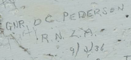 GNR D.G. PEDERSON RNZA  9/3/.36
