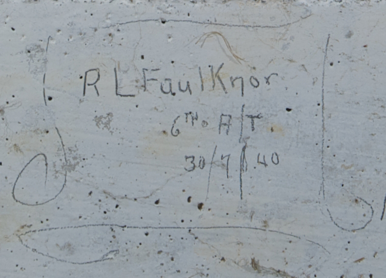 R. FAULKNOR 6th A/T  30/7/.40