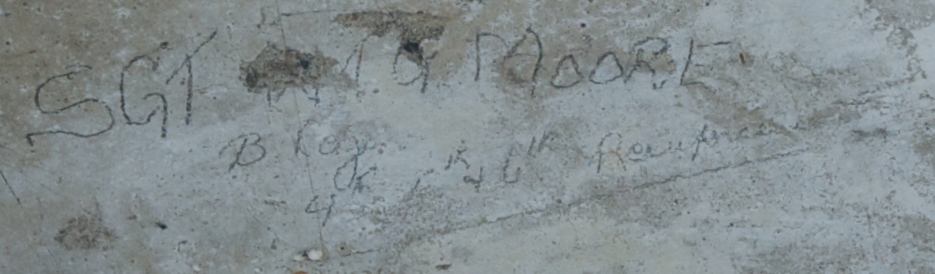 SGT W.T.G MOORE B Coy 4th? 6th Reinforcements