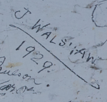 J. WALSHAW   1929