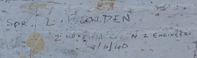 SPR L. BONDEN 2nd Field ?? NZ Engineers  8/6/.40