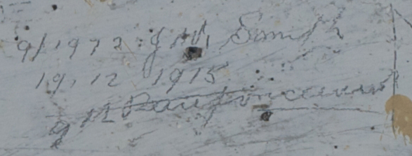 J.M Smith 9/.1972 9th Reinforcements  1912 1915