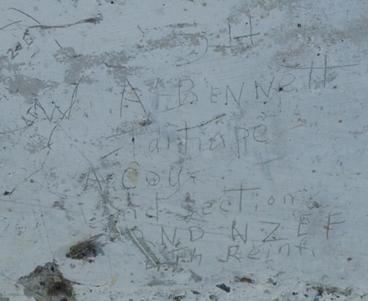 S.H W.A. BENNETT A COY ?? Section 2nd NZEF 4th Reinf NZEF