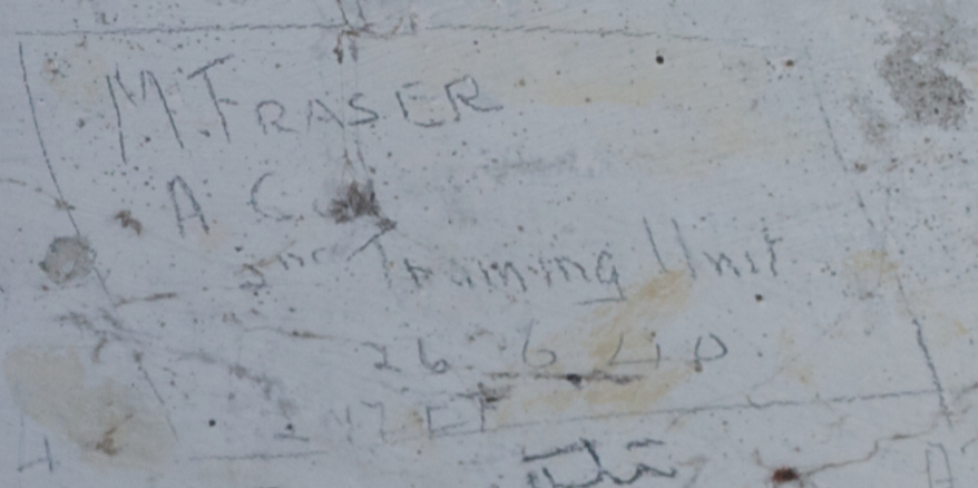 M FRASER A Coy 3rd Training Unit NEF  26.6.40