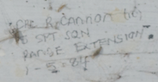 CRC R. CANNON ?5 SPT SQN  1-5-.84