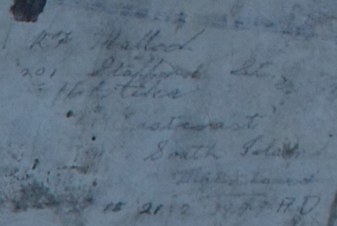 R.? Holland   15.21.12, 194?