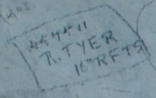 R. TYER 457511 16th RFTS