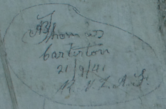 B.J. Thomas R.N.Z.A.S  21/9/.41