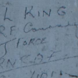 T.L. KING 2 R.F Com? J Force RNZAF