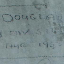 R. DOUGLAS 1 DIV SIGS  Aug. 1955