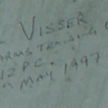 PAUL VISSER FIREARMS TRAINING UNIT RNZPC  8th May 1997