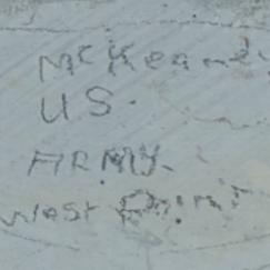 Sgt D.E McKeaney US ARMY