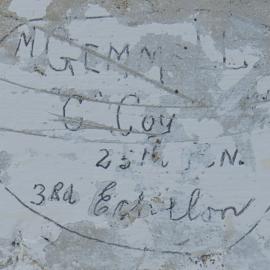 M. GEMMELLS C Coy 25th BN 3rd Echelon