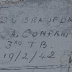 D.G BRADFORD A COMPANY 3rd T.B  19/2/.42