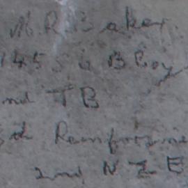 Pte M.R. Baker 374556 B.Coy, 2nd T.B, 8th Reinforcements 2nd NZEF