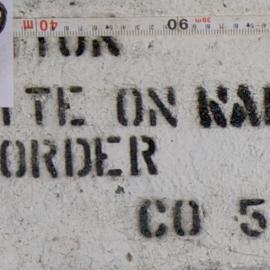 ATTENTION DO NOT WRITE ON WALLS BY ORDER C05 BLG