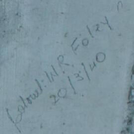 Colonel W.R. Foley   20/3/.40