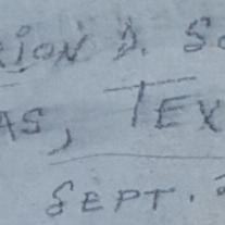 PTE MARION D. SCOTT   SEPT 23 1943