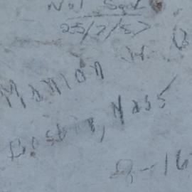 W.E MARION  USMC 8-16-43