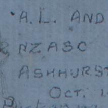 SGT. A.L. ANDREWS 2 NZASC  Oct-42