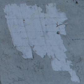 Paper, glued to wall